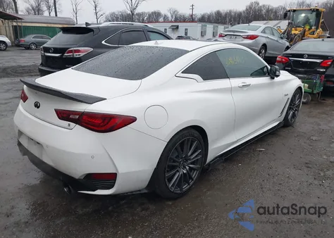 2017 Infiniti Q60 Red Sport 400 z USA, uszkodzony, nr VIN JN1FV7EK6HM610863
